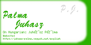 palma juhasz business card